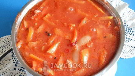 Рецепт лечо из болгарского перца с томатной пастой