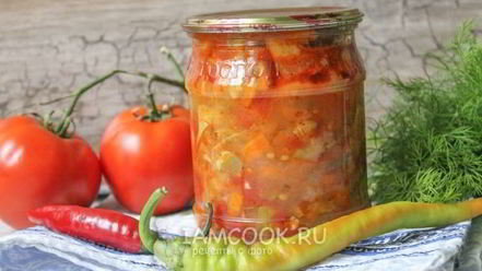 Рецепт лечо из кабачков с помидорами на зиму