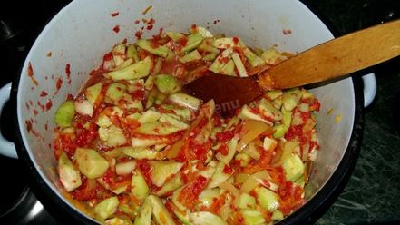 Рецепт лечо из огурцов и болгарского перца на зиму