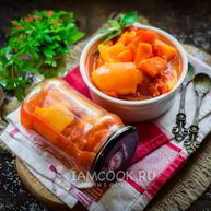 Рецепт Лечо из перца и моркови на зиму