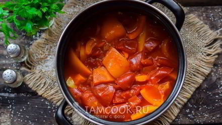 Рецепт лечо из перца и моркови на зиму