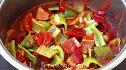 Рецепт лечо из перца и помидоров без уксуса