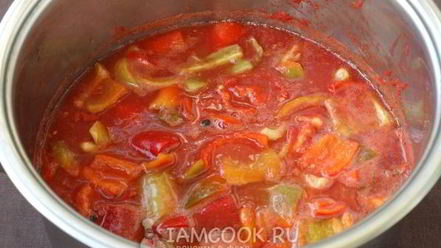 Рецепт лечо из перца и помидоров без уксуса