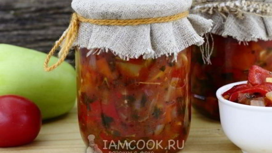 Рецепт лечо из перца, помидоров и лука
