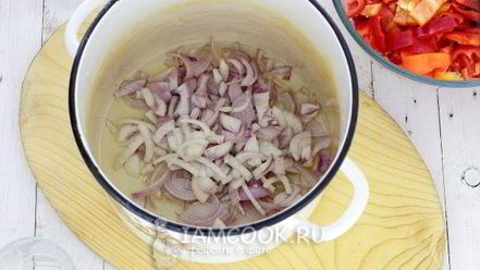 Рецепт лечо из перца, помидоров и лука