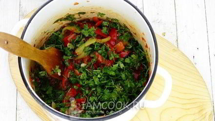 Рецепт лечо из перца, помидоров и лука