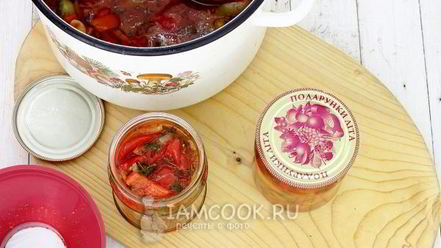 Рецепт лечо из перца, помидоров и лука
