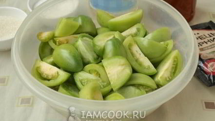 Рецепт лечо из зеленых помидоров