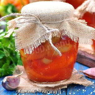 Рецепт Лечо пальчики оближешь с чесноком