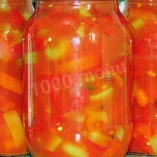 Рецепт Лечо — перца, морковь и помидоры