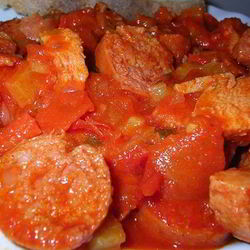 Рецепт Лечо по-венгерски с копченой колбасой