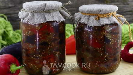 Рецепт лечо с баклажанами, помидорами и перцем