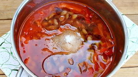 Рецепт лечо с фасолью на зиму