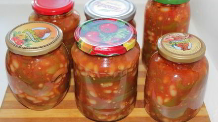 Рецепт лечо с фасолью