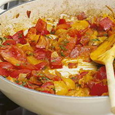 Рецепт Лечо с копченостями