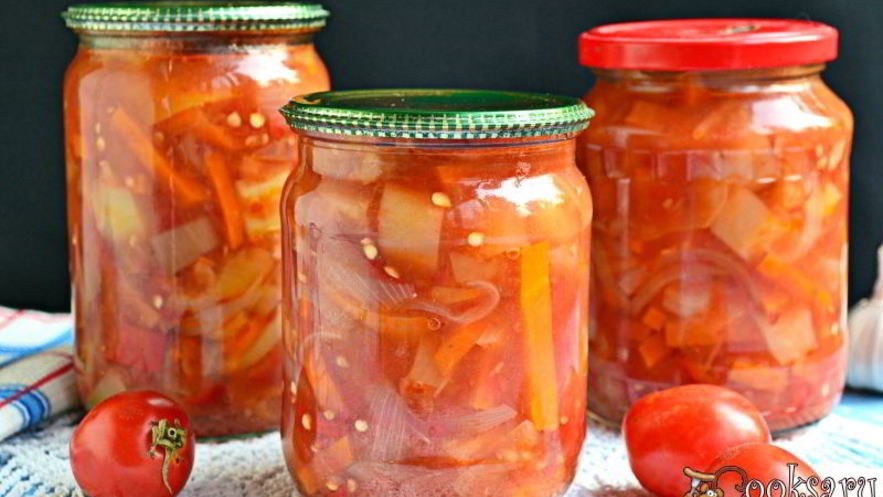 Рецепт лечо с луком и морковью в мультиварке на зиму