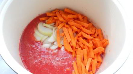 Рецепт лечо с луком и морковью в мультиварке на зиму
