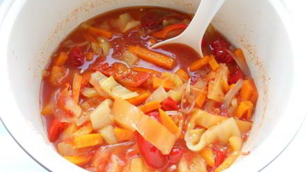 Рецепт лечо с луком и морковью в мультиварке на зиму