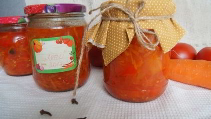 Рецепт Лечо с морковью