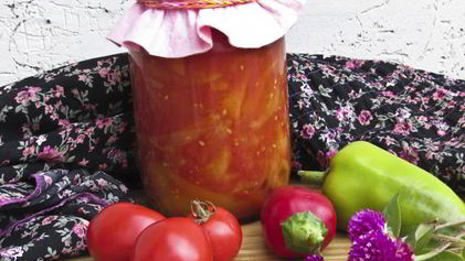 Рецепт Лечо с помидорами и перцем