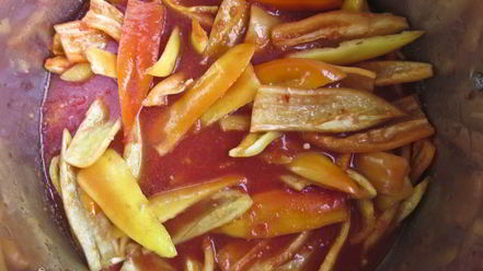 Рецепт лечо с помидорами и перцем