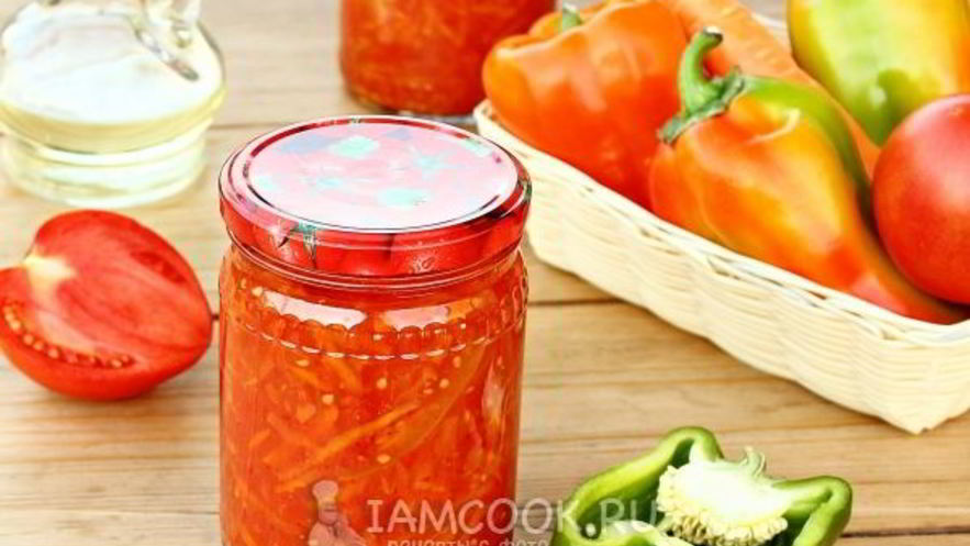 Рецепт лечо с помидорами, перцем и морковью