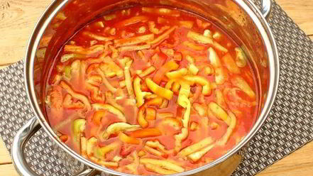 Рецепт лечо с помидорами, перцем и морковью