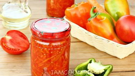 Рецепт лечо с помидорами, перцем и морковью