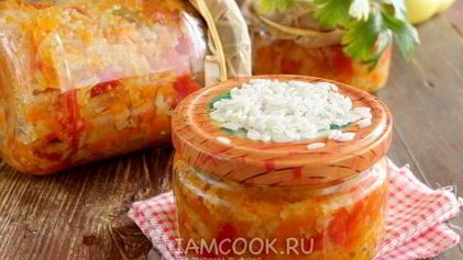 Рецепт Лечо с рисом