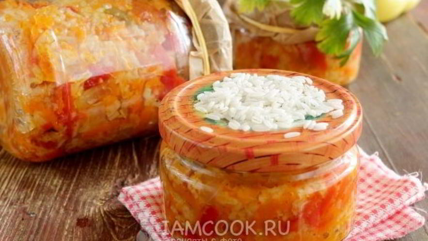 Рецепт лечо с рисом