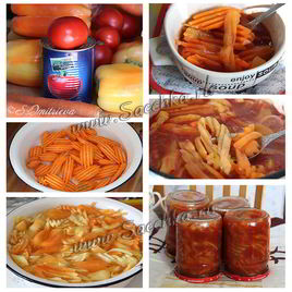 Рецепт Лечо с томатной пастой