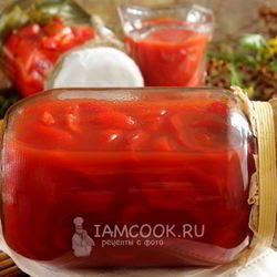 Рецепт Лечо с томатным соком
