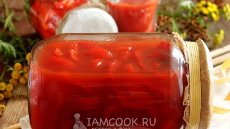 Рецепт лечо с томатным соком