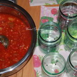 Рецепт Лечо с виноградным соком