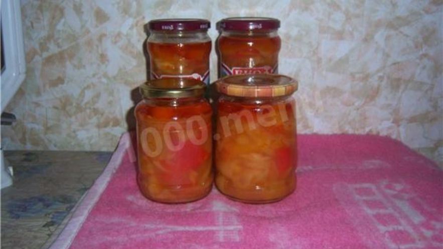 Рецепт ленивого лечо с луком перцем и морковью