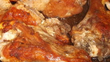 Рецепт плеча индейки жареное