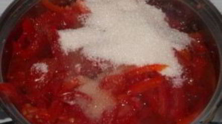 Рецепт помидорного лечо