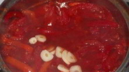 Рецепт помидорного лечо