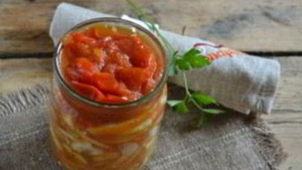 Рецепт лука в томатной заливке на зиму