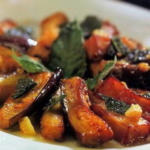 Рецепт Баклажанов, маринованных с мятой