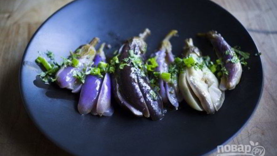 Рецепт быстрых маринованных баклажанов