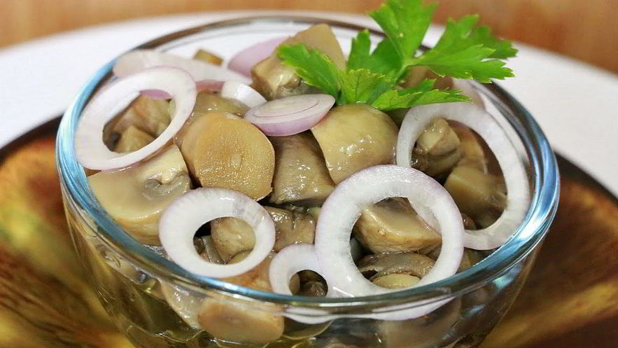 Рецепт быстрых маринованных шампиньонов