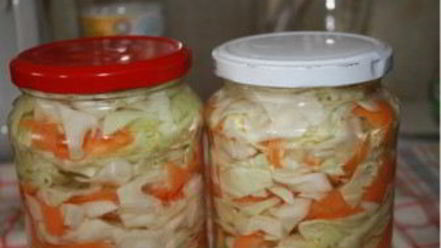 Рецепт капусты, маринованной ны зиму в банках