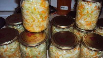 Рецепт Капусты маринованной на зиму
