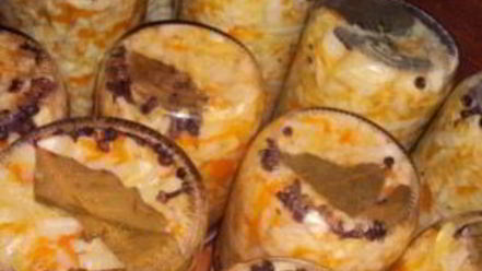Рецепт капусты маринованной на зиму