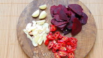 Рецепт капусты по-грузински со свеклой