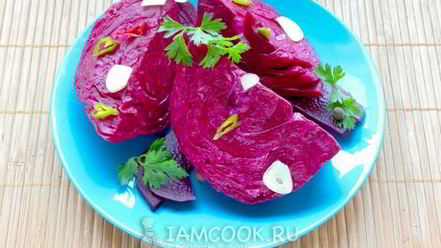 Рецепт капусты по-грузински со свеклой