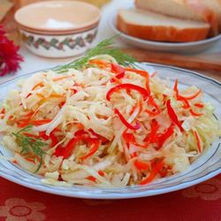 Рецепт Капусты провансаль с болгарским перцем