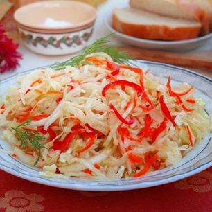 Рецепт Капусты провансаль с болгарским перцем