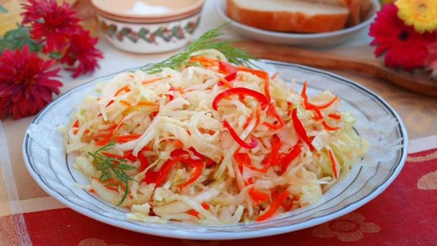 Рецепт капусты провансаль с болгарским перцем